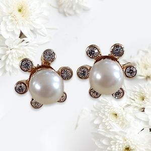 Fifth Avenue Collection Moonlight Stud Earrings